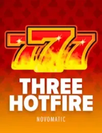three hotfire slot logo